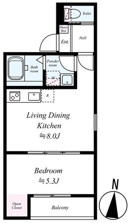 GRADUS八千代台IVの物件間取画像